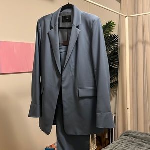 Joseph steel blue suit set - jacket and pants